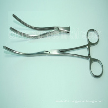 Stainless Steel Surgical Curved Intestinal Forceps